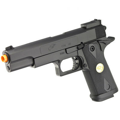 Double Eagle M 1911 A1 Full Size Airsoft Spring Hand Gun Pistol W/ 6mm Bbs Bb
