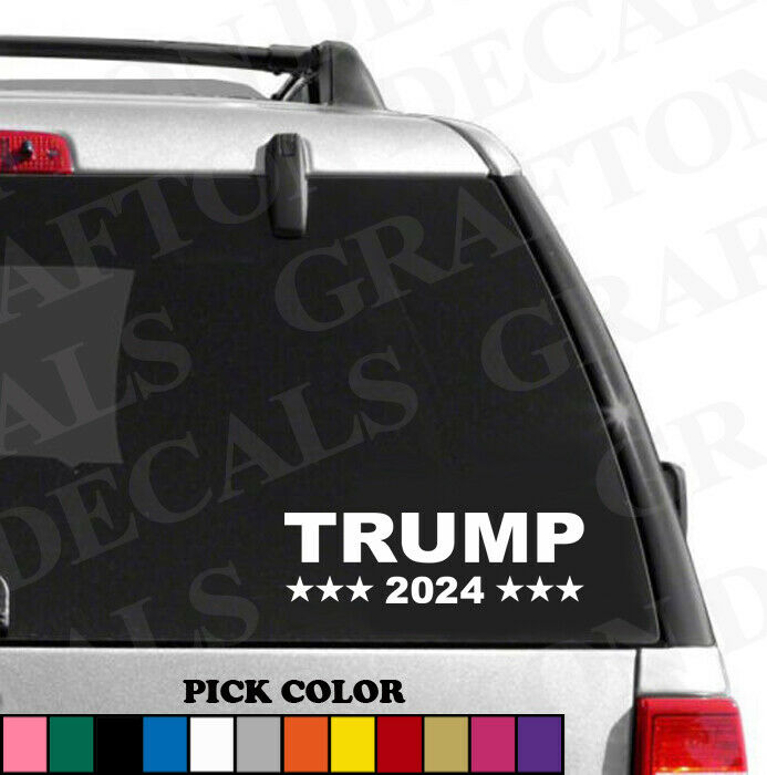 Donald Trump 2024 Campaign President Election Decal Car Auto Bumper Sticker