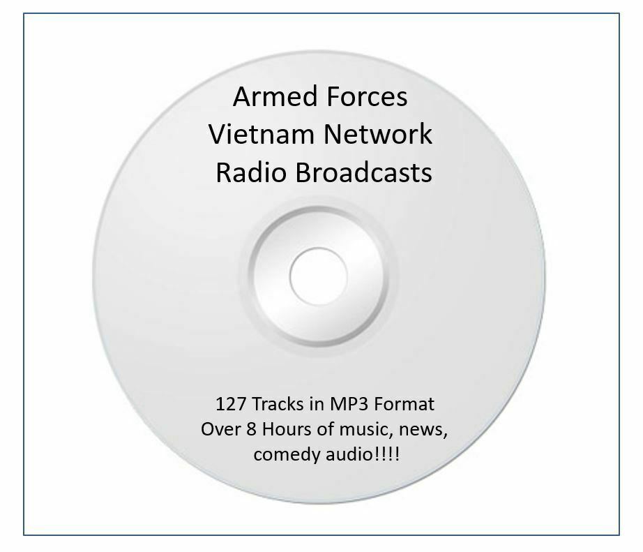 Vietnam War Radio Broadcasts, American Forces Music News Comedy 8 Hrs On Cd Mp3
