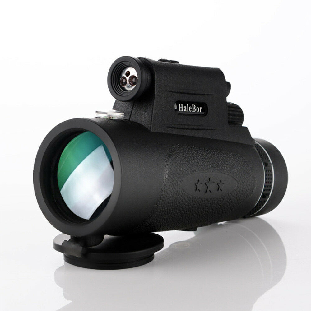 50x60 Portable Mini Binoculars Binoculars HD Lens  LED Light & Phone Clip black