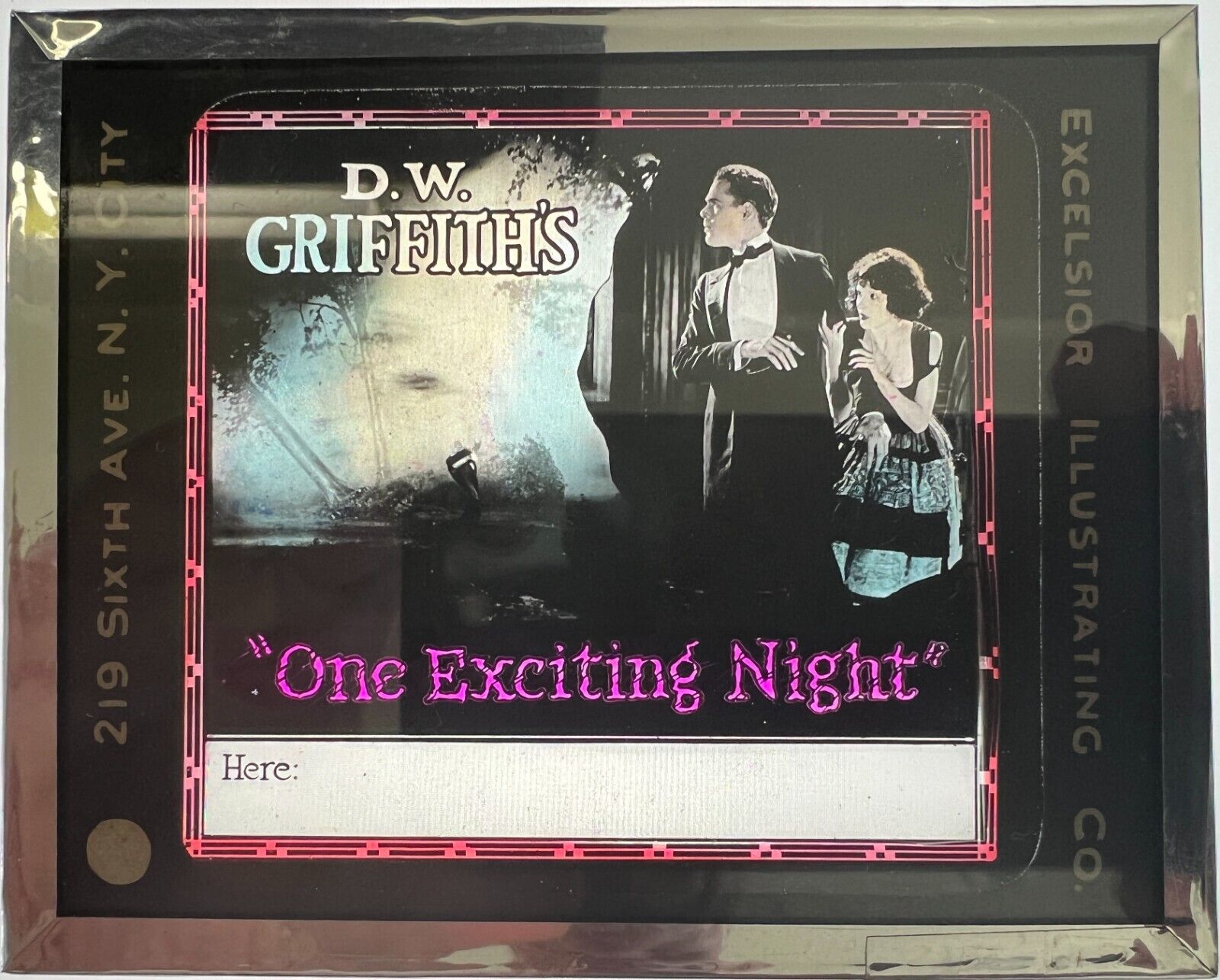 D.w. Griffith's One Exciting Night (1922) Old Dark House Silent Horror/mystery