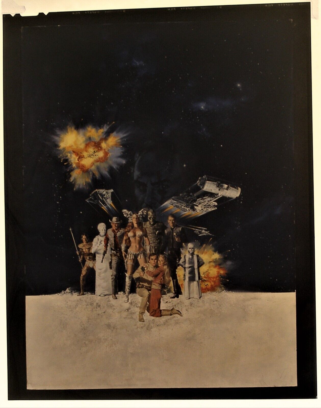 Battle Beyond The Stars (1980) Sci-fi Cult Classic Original Artwork Transparency