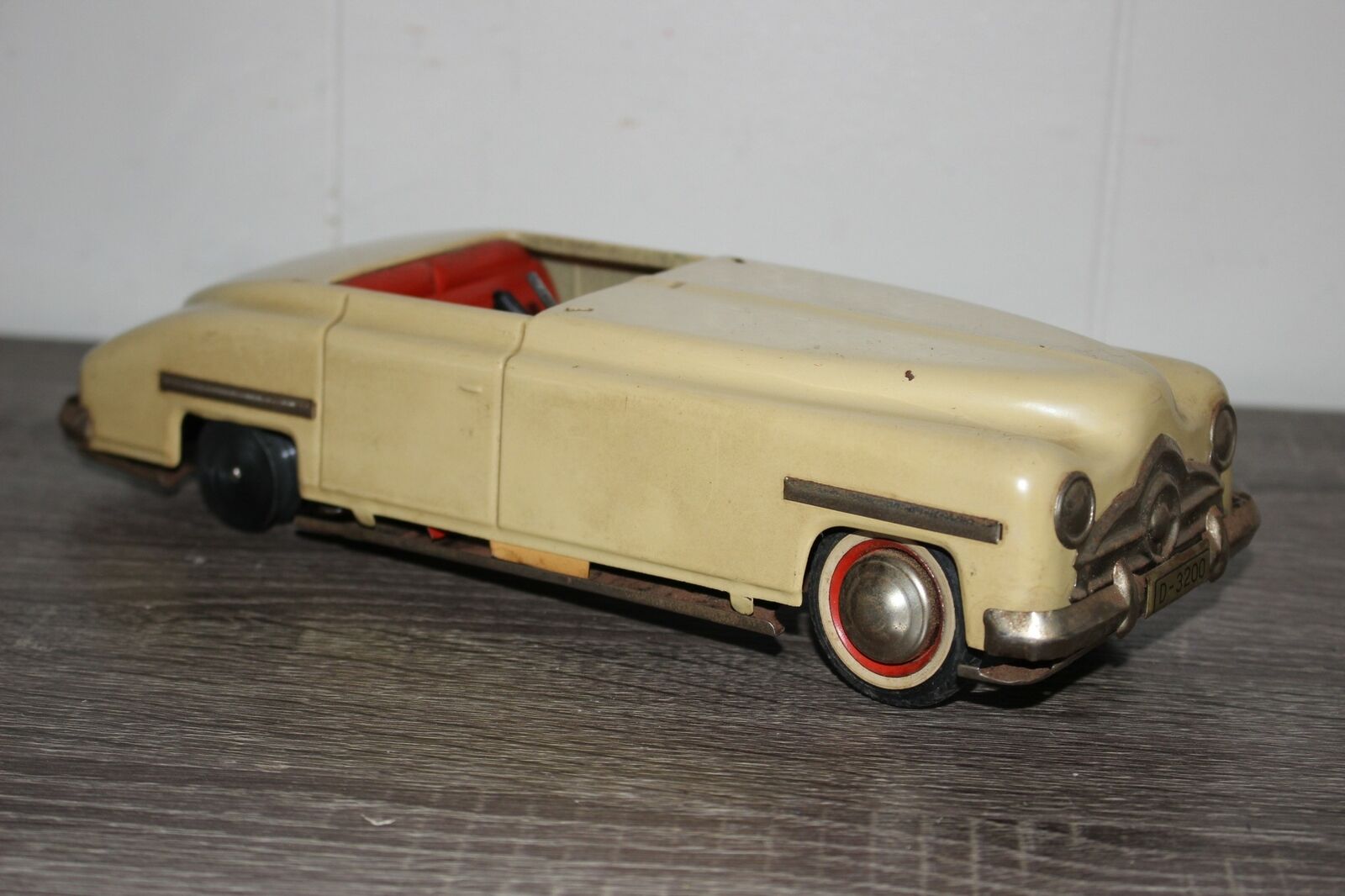 Antique Rare Wind Up Tin Litho Distler Roadster Car