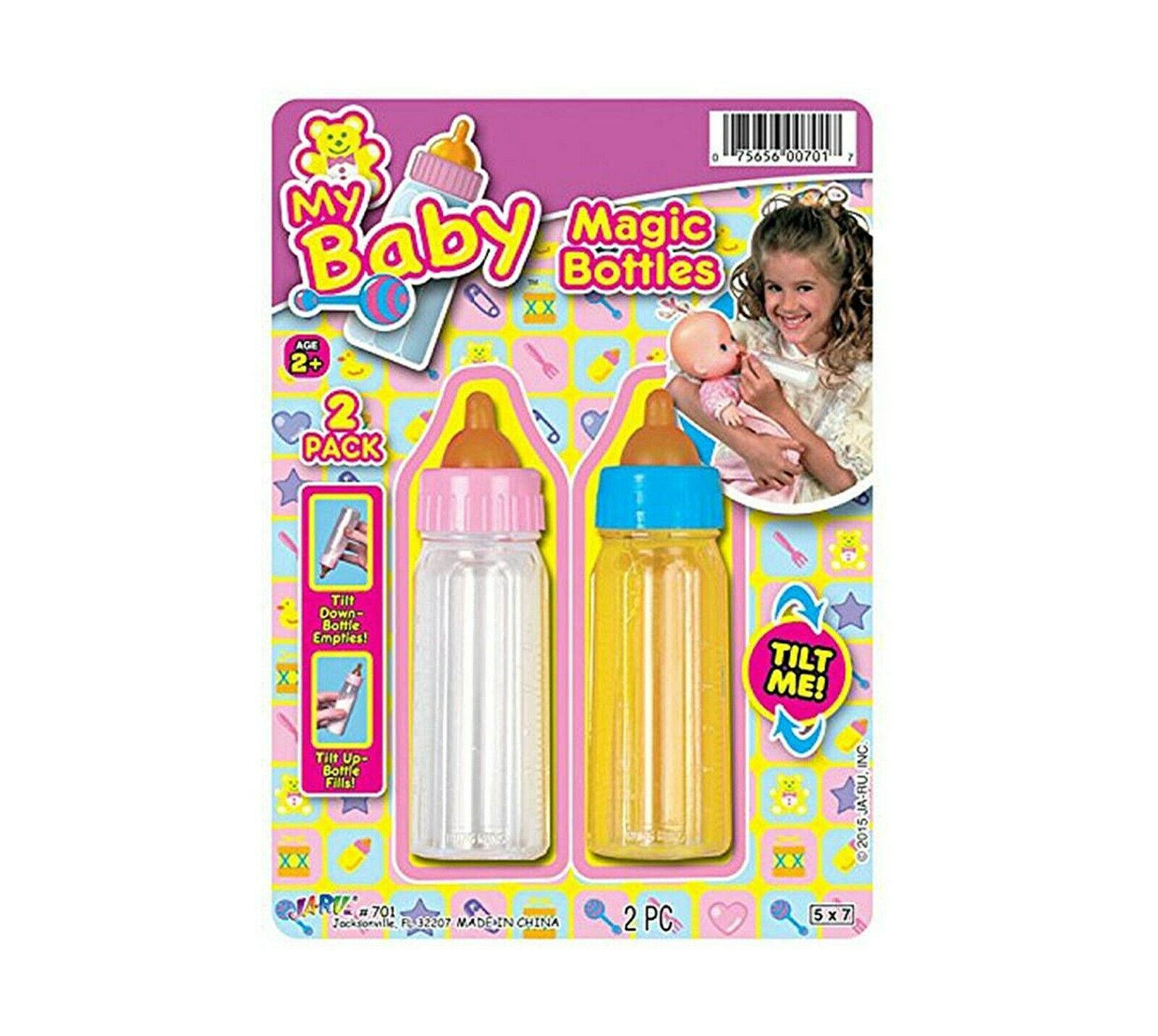 Magic Bottle Baby Doll Toy - Milk And Juice Set