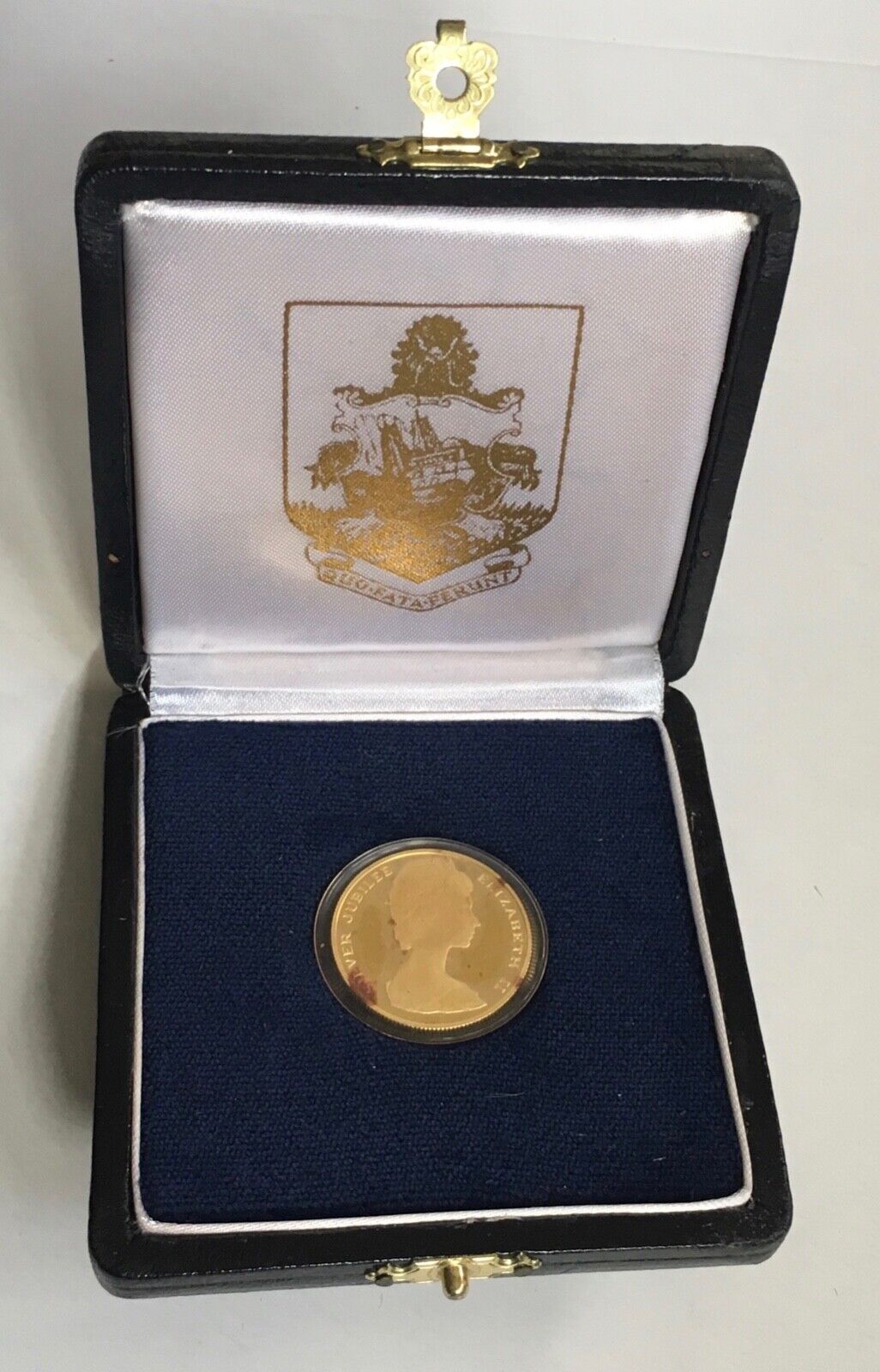 1977 Bermuda, Queen Elizabeth Ii Silver Jubilee $100 Gold Coin In Original Box