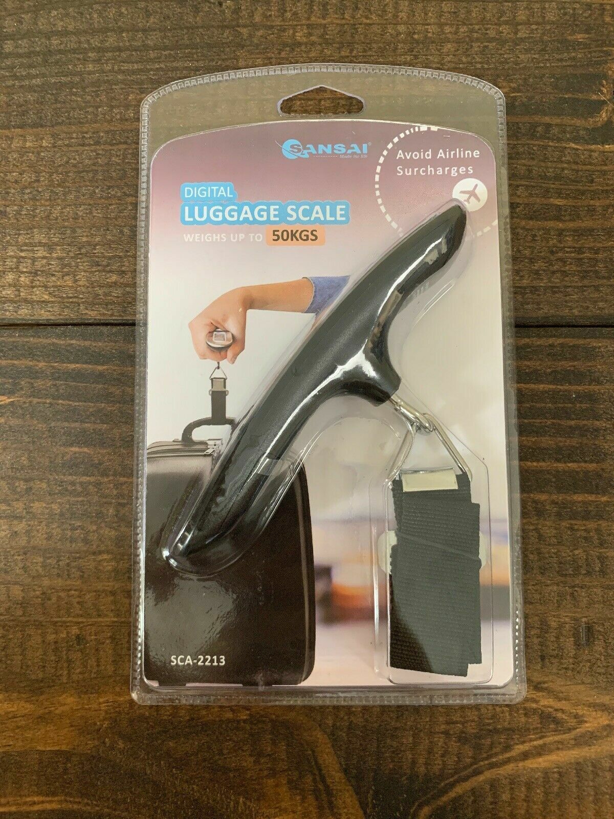 Sansai Digital Luggage Scale~Weighs Up To 50 KGS~SCA-2213~New & Sealed