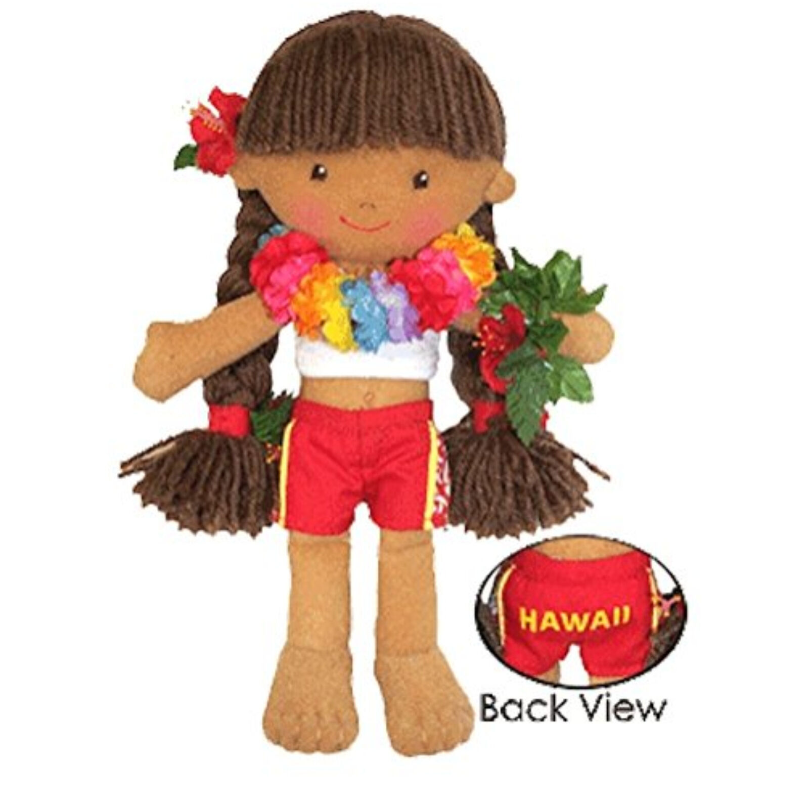 Nana Makana 8.5" Soft Hawaiian Doll Kaitlyn