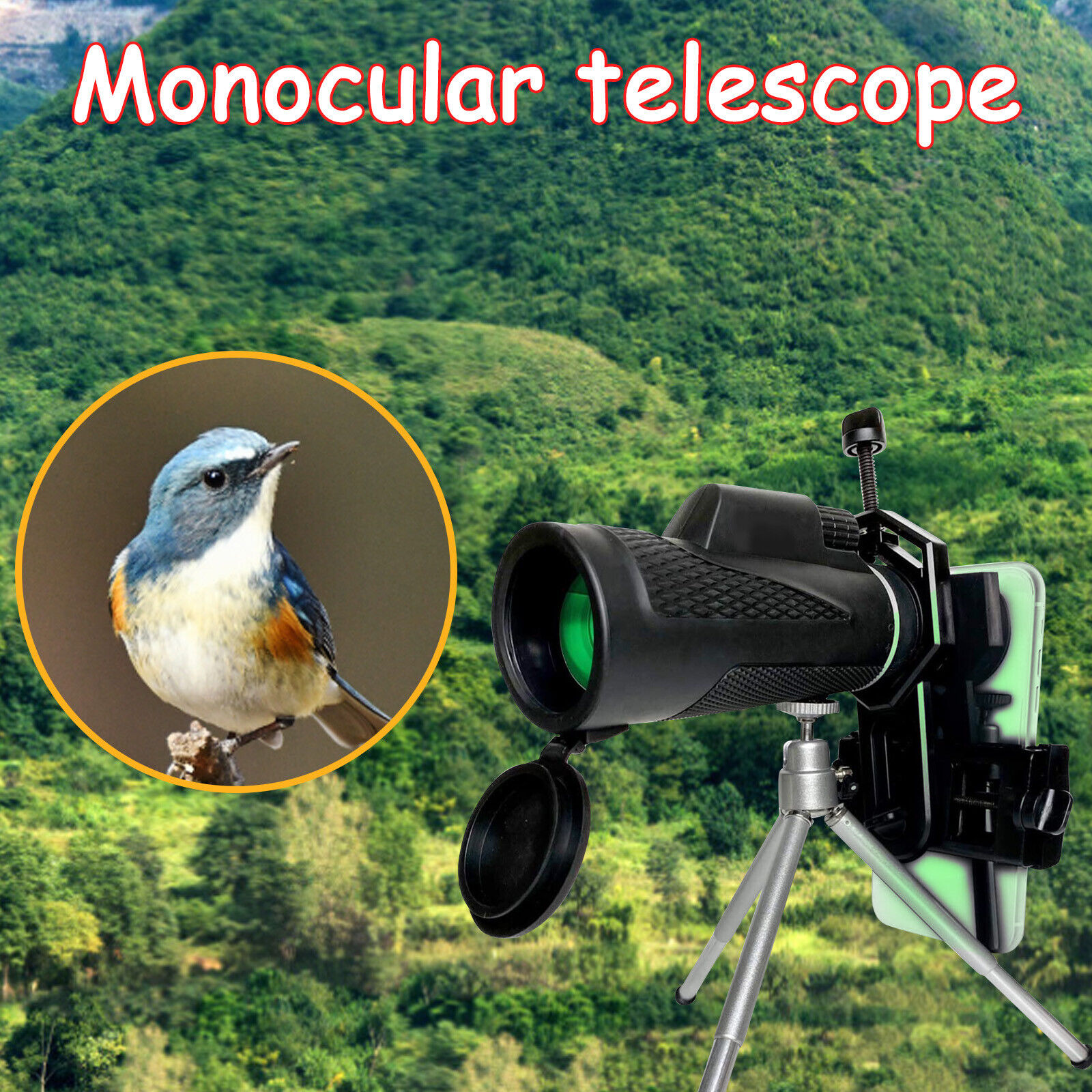 Wide-angle Astronomical Telescope Monocular Lunar Observation Telescope 25 Gifts