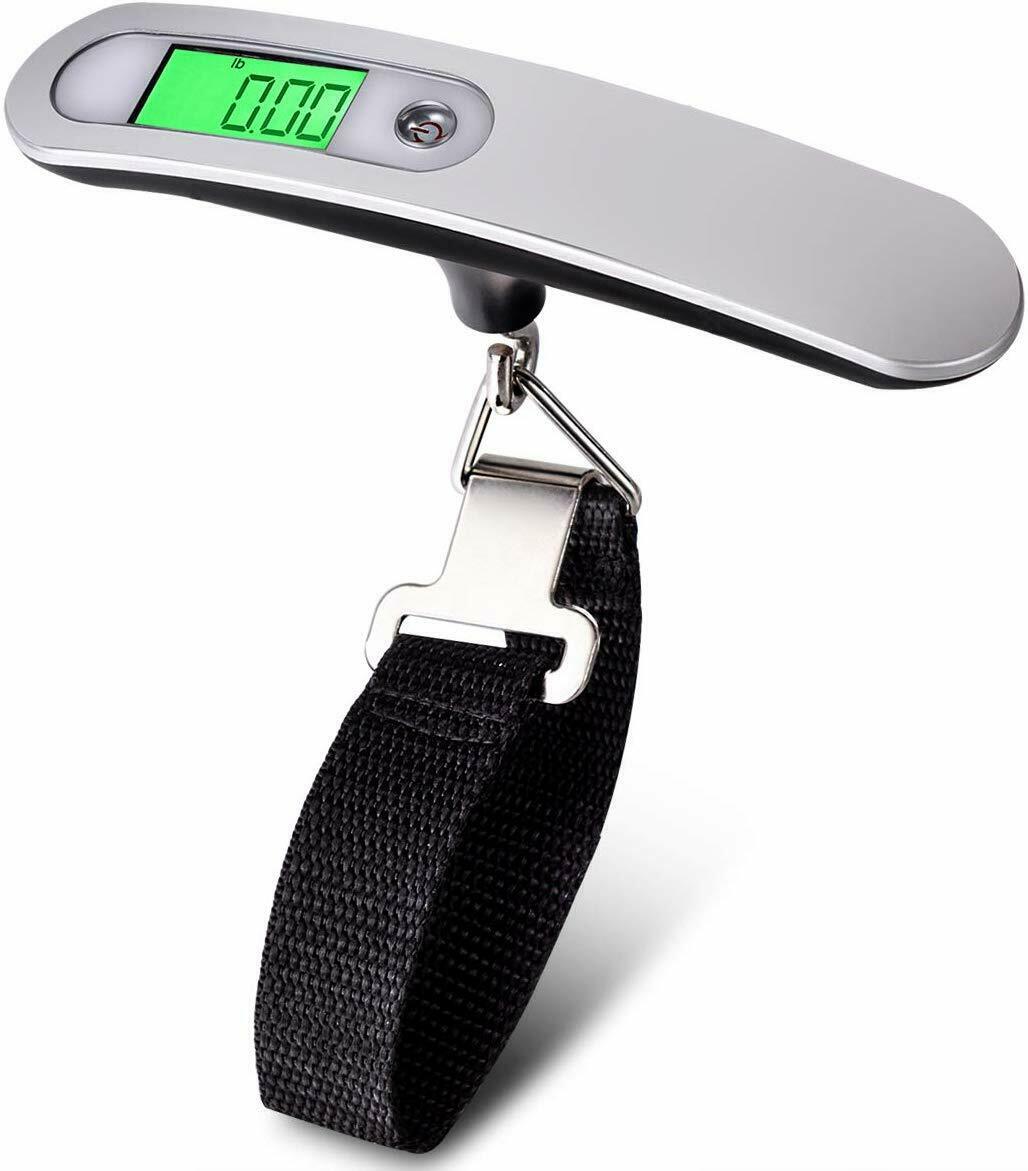 Portable Travel Lcd Digital Hanging Luggage Scale Electronic Weight 110lb / 50kg