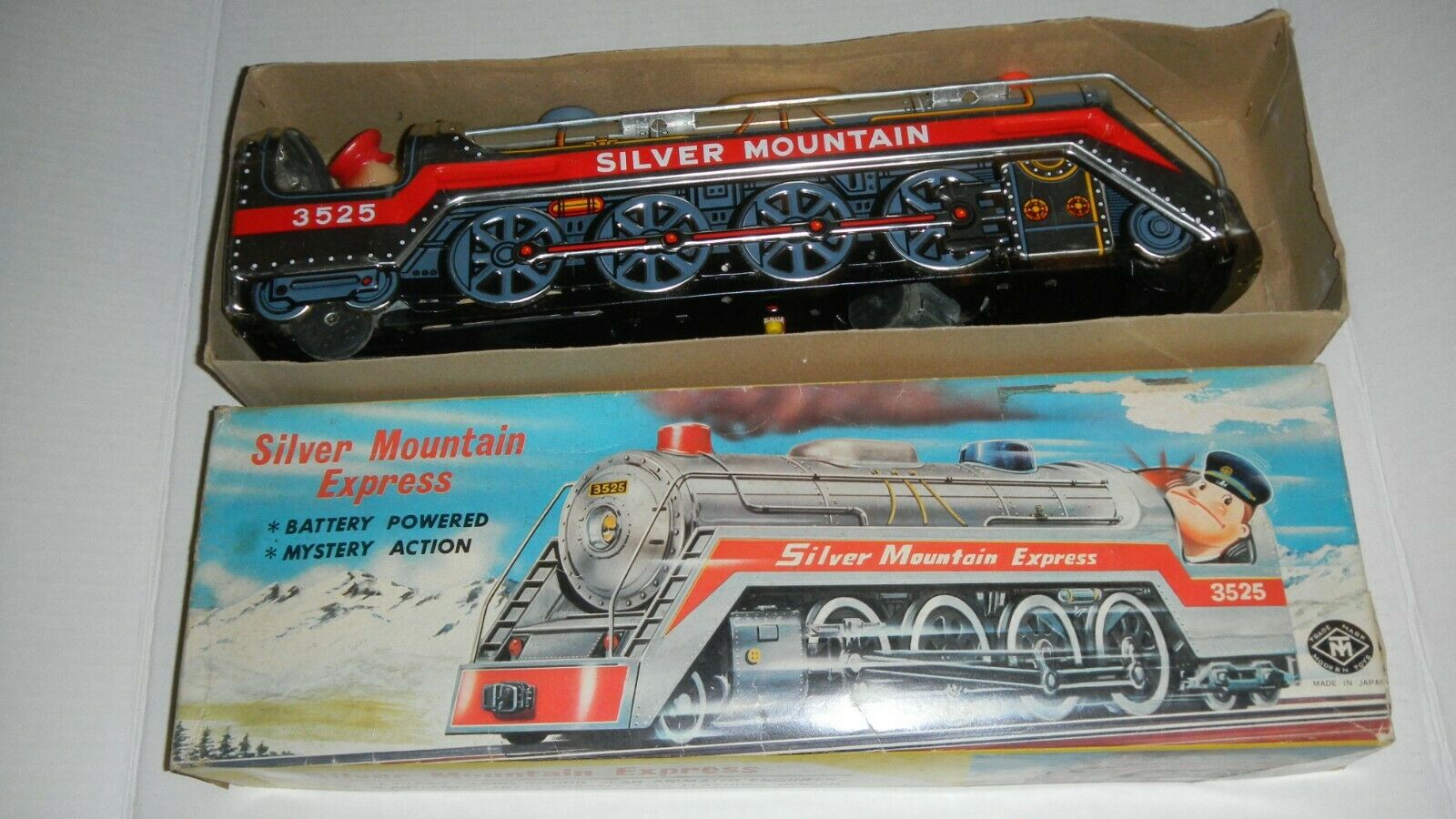 Vintage - Silver Mountain 3525 by Modern Toys Japan late 1960's With box